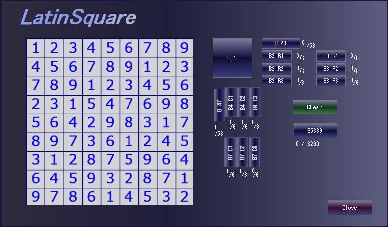 Latin Square App